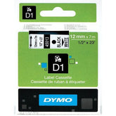 Dymo Polyester Ribbon 12X7 Black/White